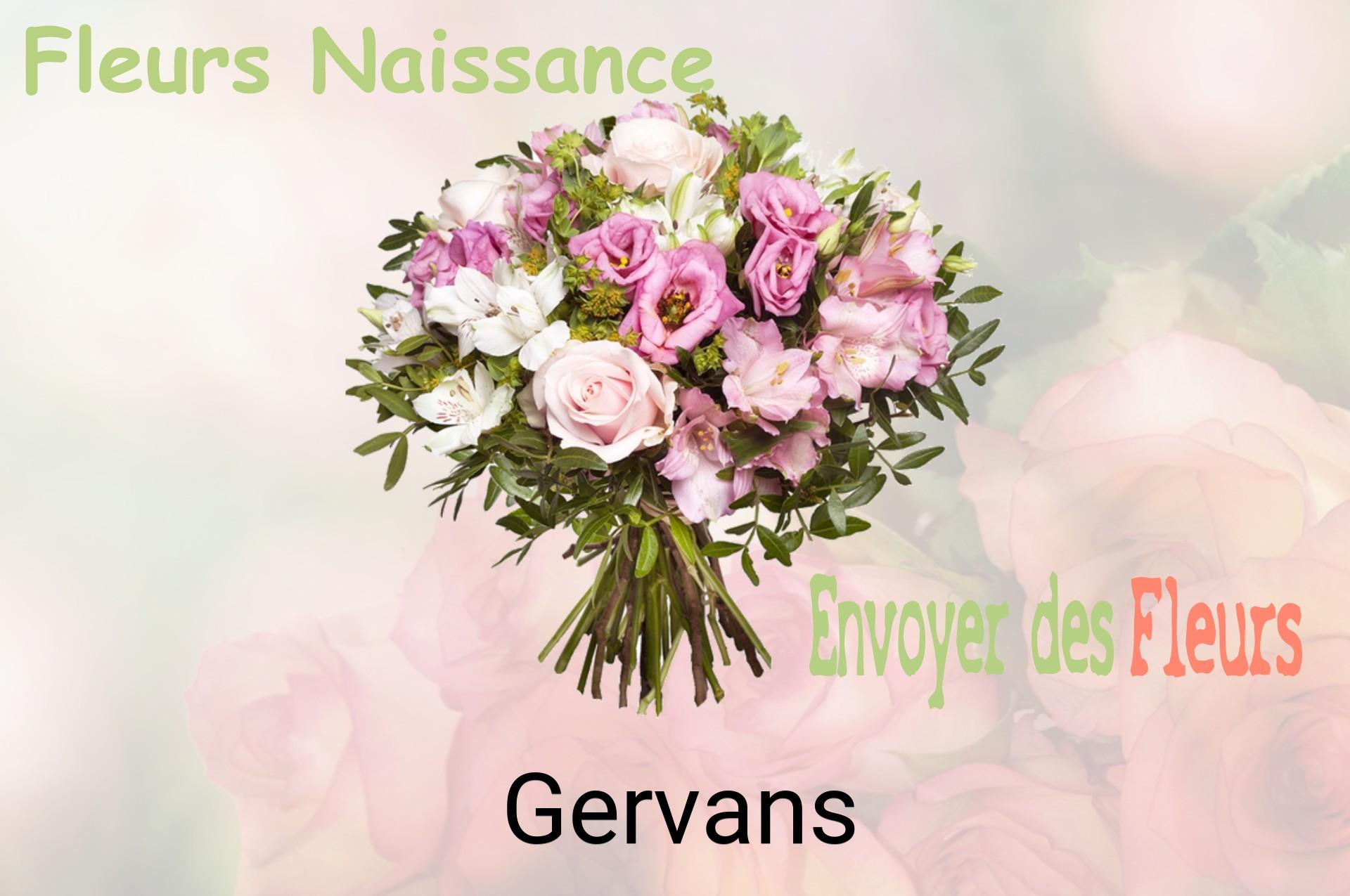 Bouquet de fleurs de naissance livré à Gervans