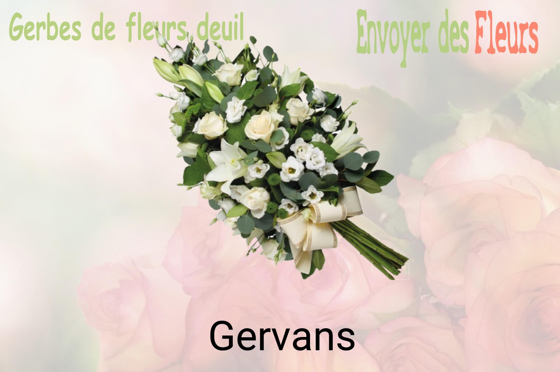 Gerbe de fleurs de deuil livrée à Gervans